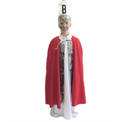 chlapecký červený plášť Baltazar